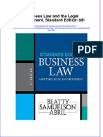 Instant Download Business Law and The Legal Environment Standard Edition 8th PDF FREE