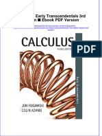 Instant Download Calculus Early Transcendentals 3rd Edition Ebook PDF Version PDF FREE