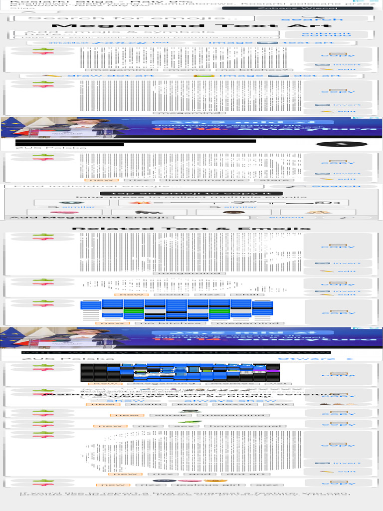 Megamind Text Art Copy & Paste | PDF