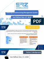Planning & Implementing Management System Integrated - SRZ Consulting & Training Rev. 0 - Compressed