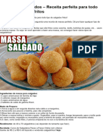 Massa para Salgados - Receita Perfeita para Todo Tipo de Salgados Fritos