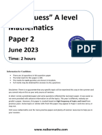 NaikerMaths A-level-Best-Guess-Paper-2-2023