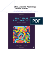Instant Download Test Bank For Abnormal Psychology Second Edition PDF Scribd