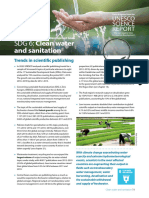 USR2021 Policy Brief On SDG6 Freshwater