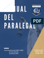 Manual Del Paralegal - 1a. Ed GRED-UNIBE