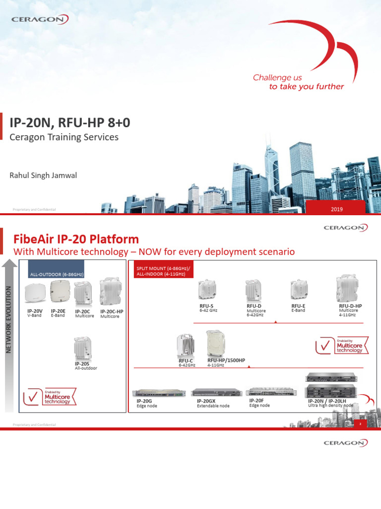 Ceragon FibeAir IP-20N Overview | PDF | Radio | Computer Network