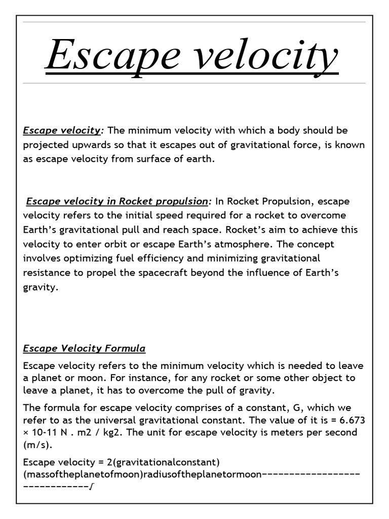 Physics Project PDF Rocket Engine Rocket Propellant