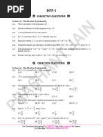 Dpp-1 Classification of Polynomial