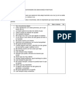 CUESTIONARIO DE EMOCIONES POSITIVAS para Adolescentes (8-12a)