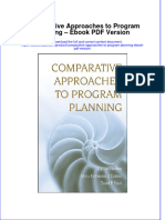 Instant Download Comparative Approaches To Program Planning Ebook PDF Version PDF FREE
