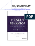Instant Download Health Behavior Theory Research and Practice Jossey Bass Public Health PDF FREE