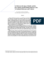 Docking Offset Between The Space Shuttle and The International Space Station and Resulting Impacts To The Transfer of Attitude Reference and Control