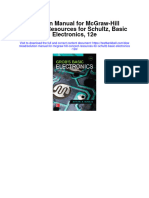 Instant Download Solution Manual For Mcgraw Hill Connect Resources For Schultz Basic Electronics 12e PDF Scribd