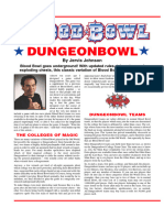 Dungeonbowl Rules