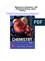 Instant Download Solution Manual For Chemistry 13th Edition Raymond Chang Jason Overby PDF Scribd