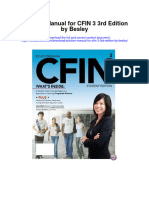 Instant Download Solution Manual For Cfin 3 3rd Edition by Besley PDF Scribd