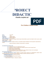 Proiect - Didactic - Cls - 11 - Familia Crestina
