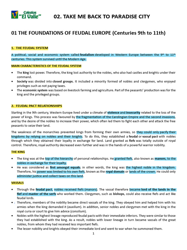 Understanding Serfdom in Feudal Europe | PDF | Serfdom | Feudalism