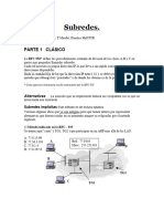 SubRedes Clásicas y VLSM