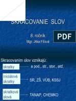 Skracovanie Slov