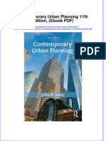Instant Download Contemporary Urban Planning 11th Edition Ebook PDF PDF FREE