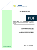 Nota Técnica Nº 06 de 2012