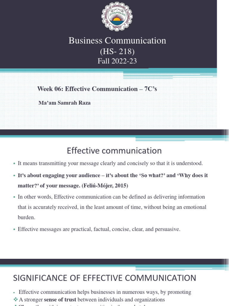 Week 6 | PDF | Communication | Sentence (Linguistics)