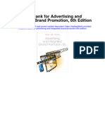 Instant Download Test Bank For Advertising and Integrated Brand Promotion 6th Edition PDF Scribd