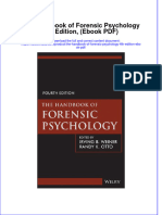Instant Download The Handbook of Forensic Psychology 4th Edition Ebook PDF PDF FREE