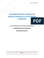 Programacion Proceso Integral de La Actividad Comercial Piac 2º Adm y Fin 23-24