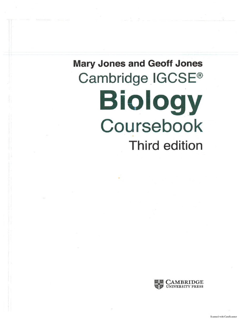 Cambridge igcse biology pdf
