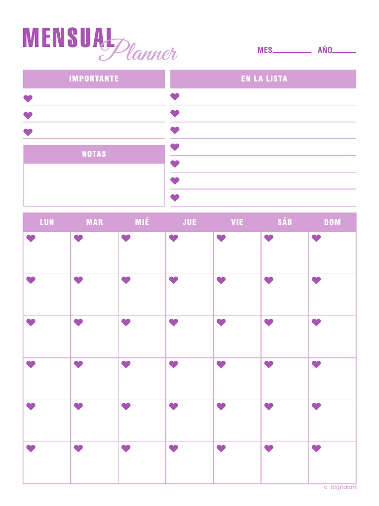 Planner 3 Modelos | PDF