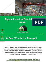 Nigeria Industrial Revolution Plan