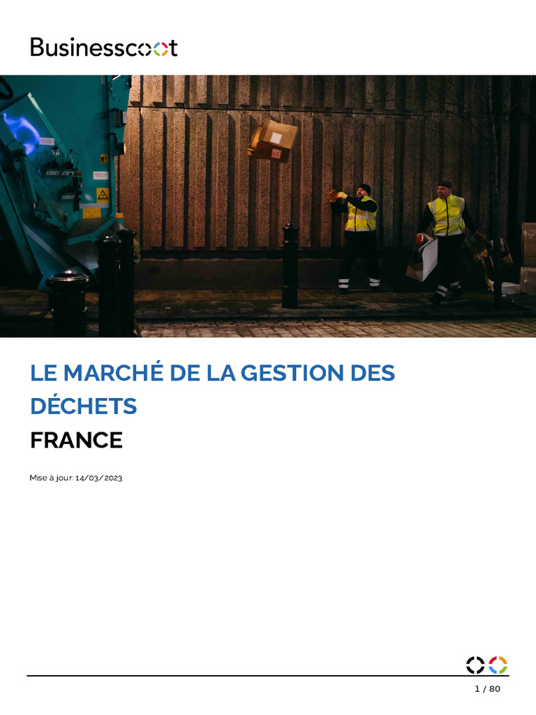 Marché de la gestion des déchets en France | PDF | Déchet ménager | Déchets