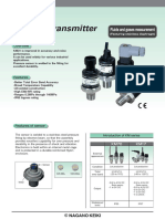 KM31 Pressure Transmitter: Fluids and Gases Measurement