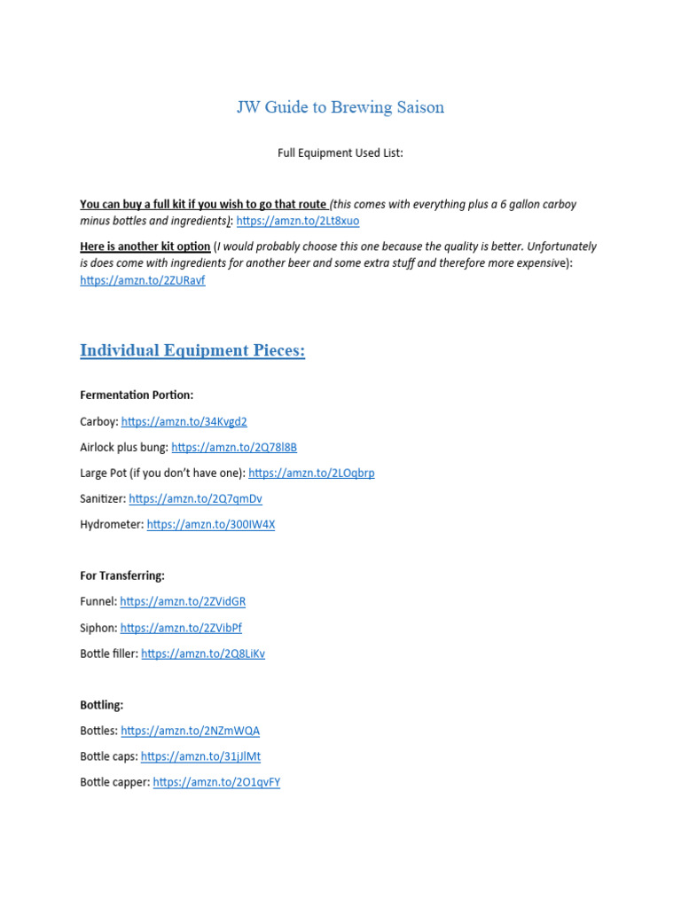 Beer Guide From Joshua Weissman PDF