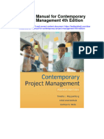 Instant Download Solution Manual For Contemporary Project Management 4th Edition PDF Scribd