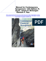 Instant Download Solution Manual For Contemporary Financial Management 13th Edition R Charles Moyer James R Mcguigan Ramesh P Rao PDF Scribd
