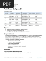 10.3.11 Packet Tracer - Configure A ZPF