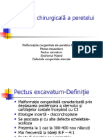 Patologia chirurgicală a peretelui toracic