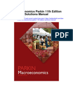 Instant Download Macroeconomics Parkin 11th Edition Solutions Manual PDF Scribd