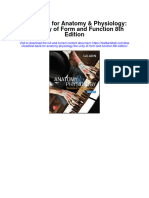 Instant Download Test Bank For Anatomy Physiology The Unity of Form and Function 8th Edition PDF Scribd