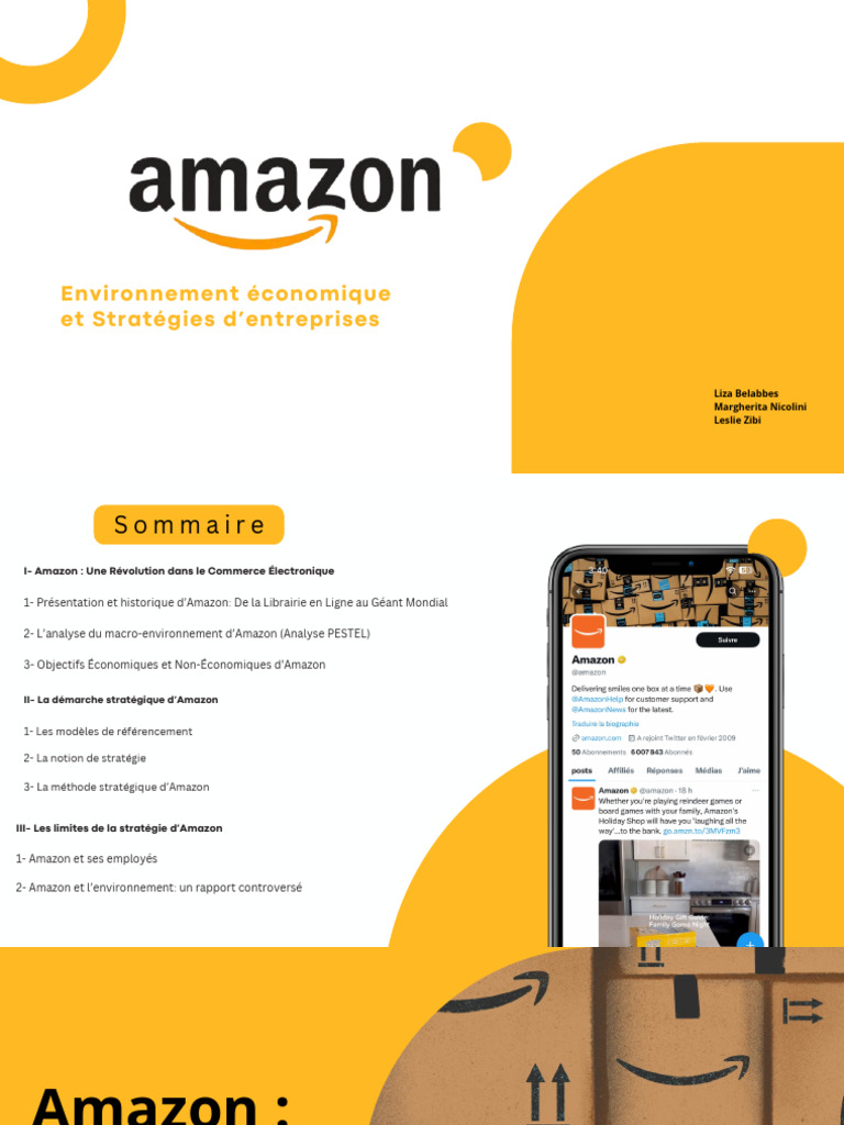 Stratégies et Environnement d'Amazon | PDF | Commerce électronique | Marque