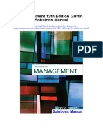Instant Download Management 12th Edition Griffin Solutions Manual PDF Scribd