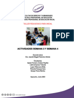 El Informe de La Evaluación Diagnóstica. Taller Pedagogico