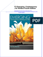 Instant Download Ebook PDF Emerging Contemporary Readings For Writers Fourth Edition PDF FREE
