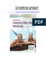 Instant Download Test Bank For Andersons Caring For Older Adults Holistically 6th Edition PDF Scribd