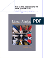 Instant Download Linear Algebra and Its Applications 4th Edition Ebook PDF PDF FREE