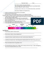 Experiment Sheet - Acids & Bases