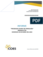 Spr-Ipdo-029-2023 Informe Del Programa Diario de Operación Del Sein